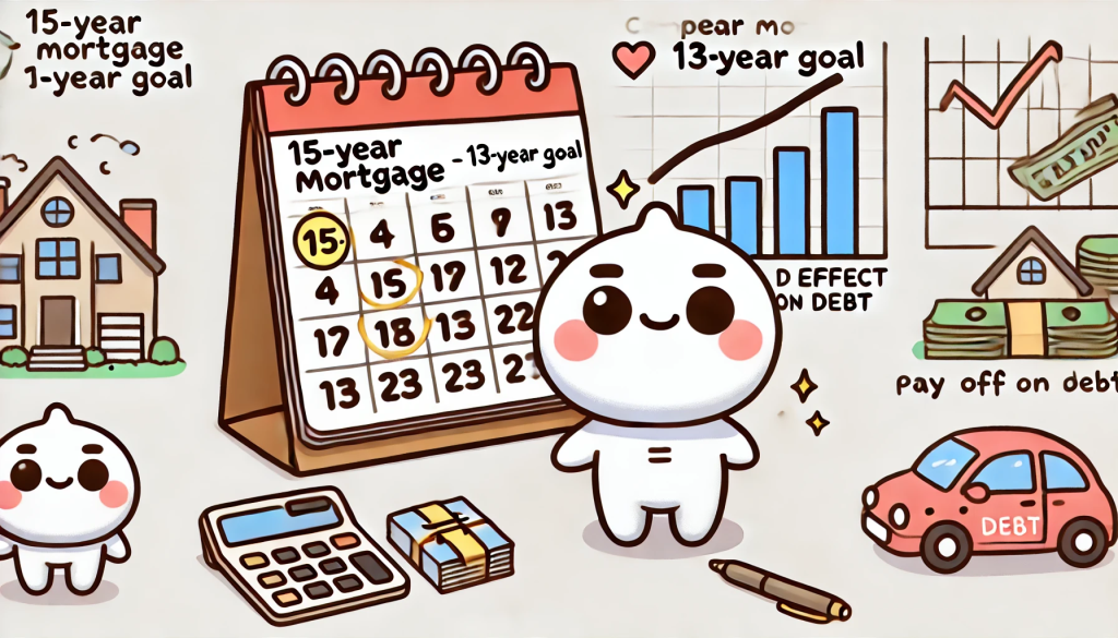 15년 모기지 빨리 갚고 복리를 이용하는 사진