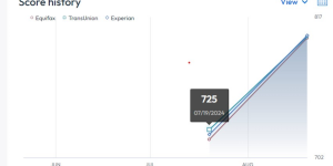 떨어진 신용점수