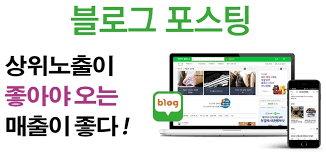 블로그 광고 상위 노출 
